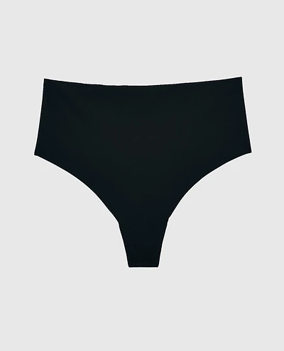 No Show Invisible High Waist Thong Panty
