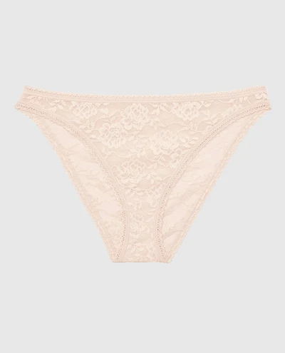 Culotte bikini avec bordure à pois