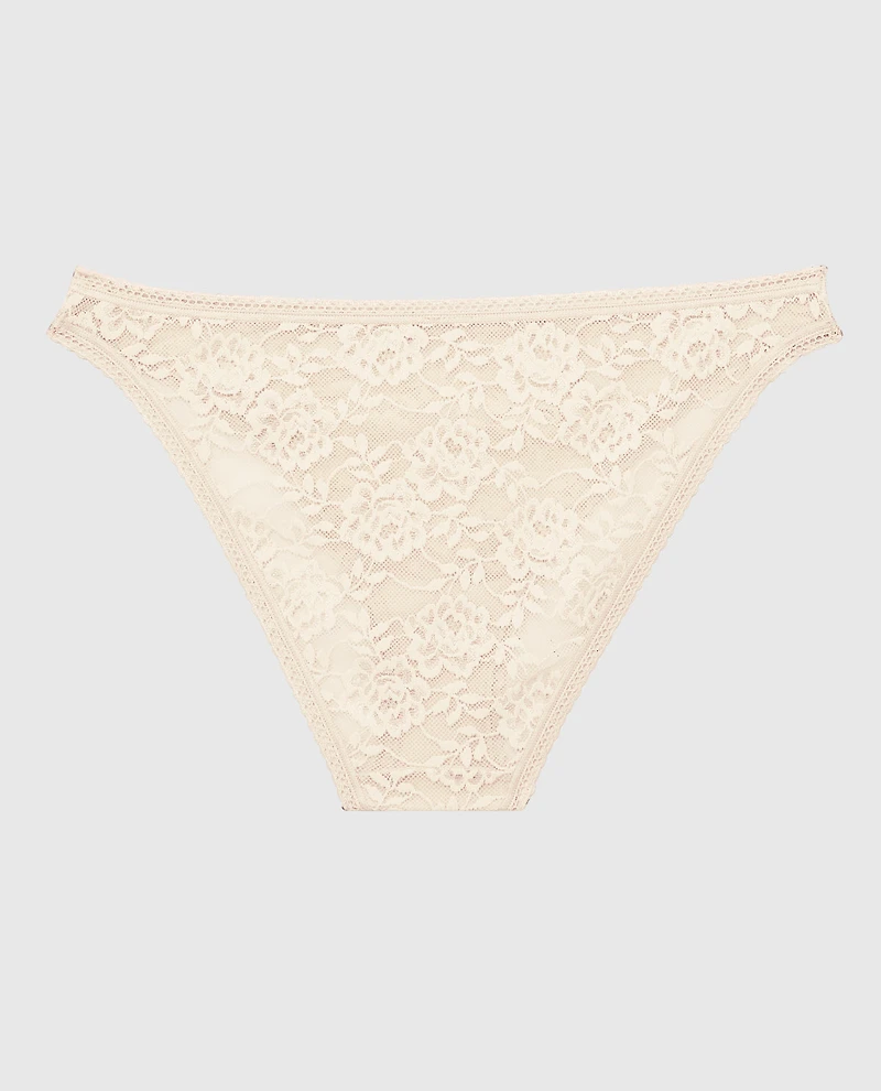 Culotte bikini avec bordure à pois