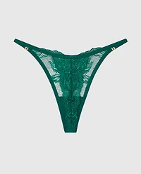 Lace High Leg Thong Panty
