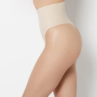 High Waist Smoothing Thong Rosetan