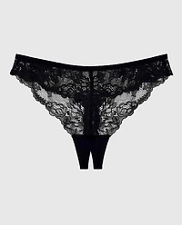 Crotchless High Leg Panty