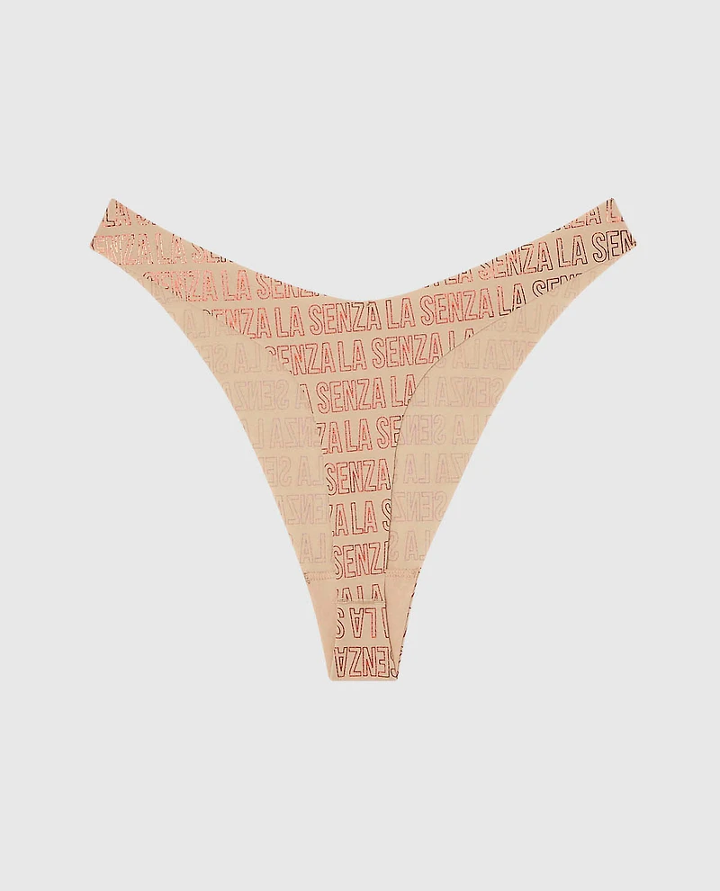 Tanga à jambe échancrée invisible No Show