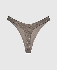 Tanga à jambe échancrée invisible No Show