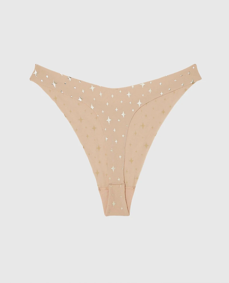 Tanga à jambe échancrée invisible No Show