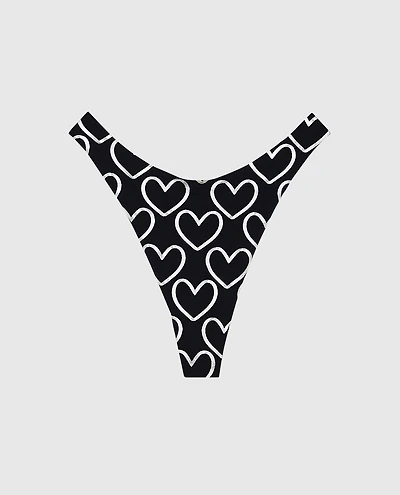 Tanga à jambe échancrée invisible No Show