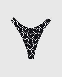 Tanga à jambe échancrée invisible No Show