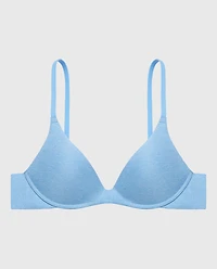 Smooth Wireless Light Lift Bra Azure Blue