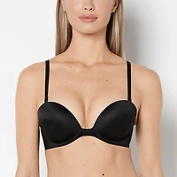 Strapless Push Up Bra Tuxedo Black