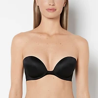 Strapless Push Up Bra Tuxedo Black