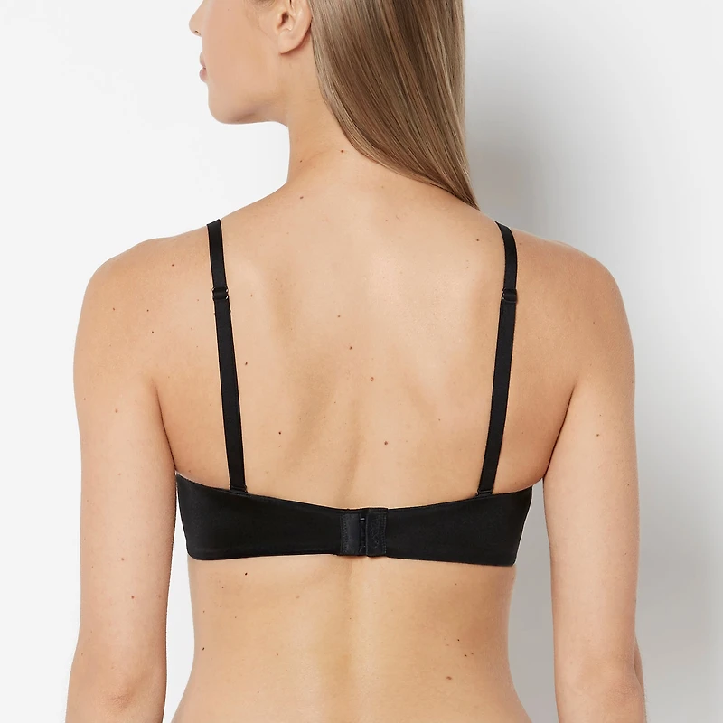 Strapless Push Up Bra Tuxedo Black