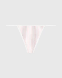 Cotton G-String Panty Canada Stripe