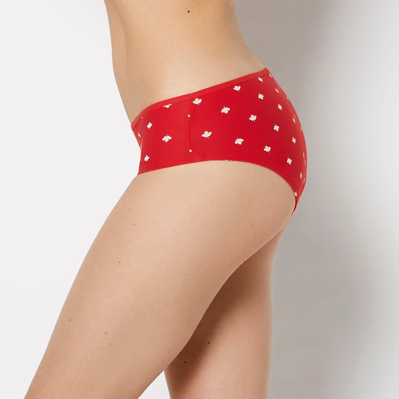 Cotton Hipster Panty Oh Canada Dot
