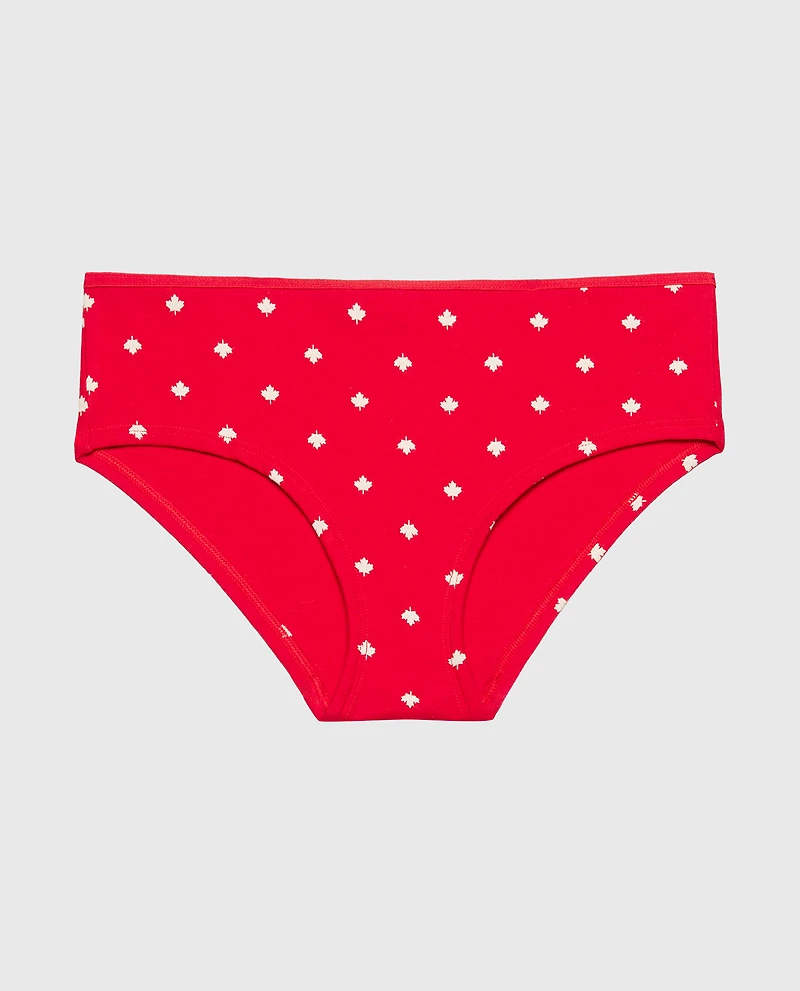 Cotton Hipster Panty Oh Canada Dot