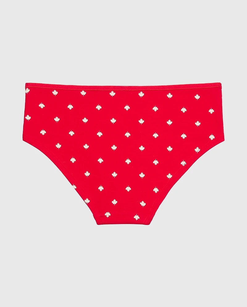 Cotton Hipster Panty Oh Canada Dot