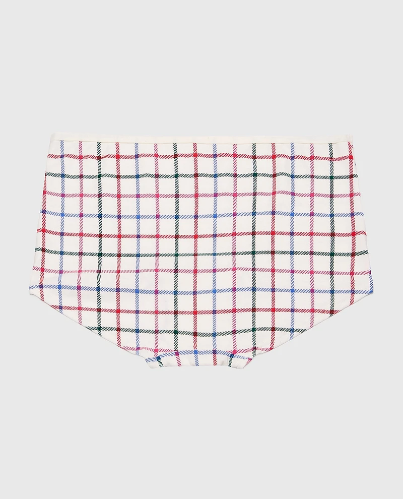 Boyshort Panty Jingle Plaid