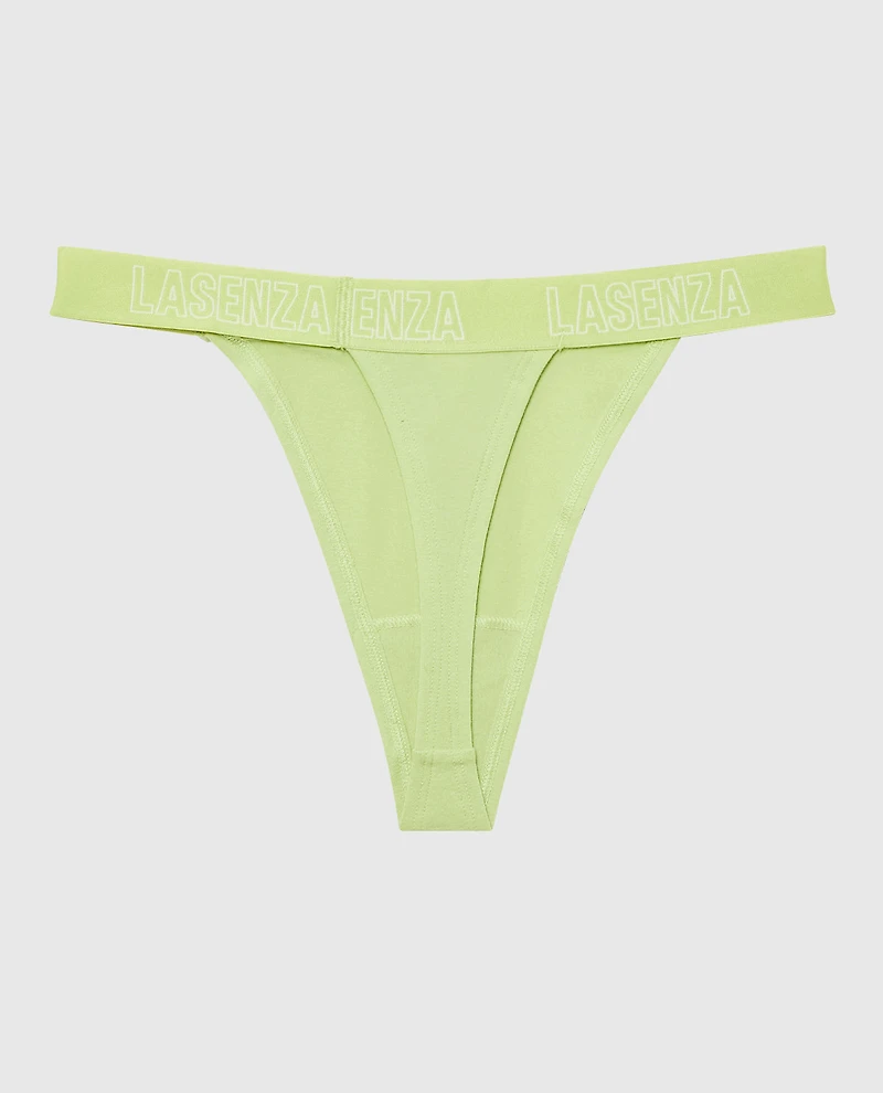 Thong Panty with Logo Band