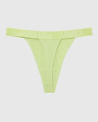 Thong Panty with Logo Band