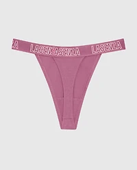 Tanga avec bande à logo