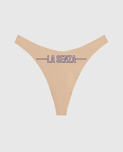 No Show Invisible High Leg Thong Panty