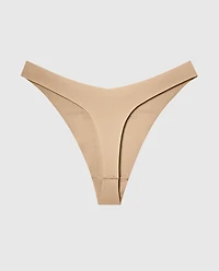 No Show Invisible High Leg Thong Panty