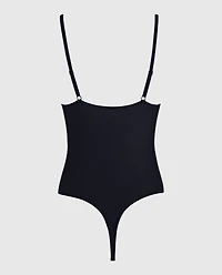 Smoothing Bodysuit Tuxedo Black