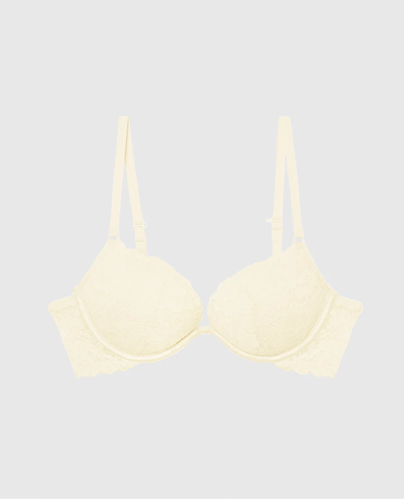 Push Up Bra with Allover Lace