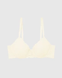 Lightly Lined Full Coverage Bra with Allover Lace
