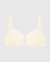 Lightly Lined Balconette Bra with Allover Lace
