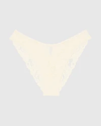 Culotte Cheeky à jambe échancrée en filet