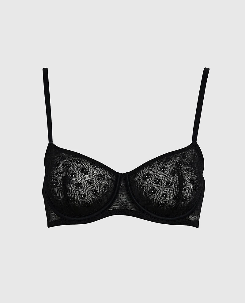 Unlined Balconette Bra