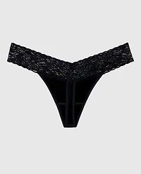 V-Waist Cotton Thong Panty