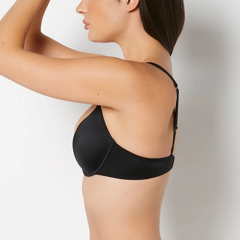 So Free Perfect Coverage Bra Tuxedo Black