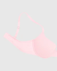 Smooth Lightly Lined Demi Bra Pink-A-Boo