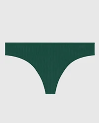 Ribbed Thong Panty