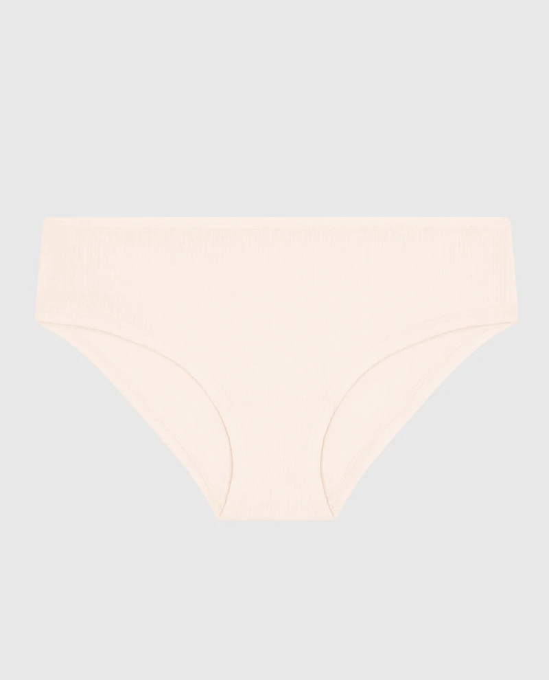 Ribbed Hipster Panty Ivory Dawn