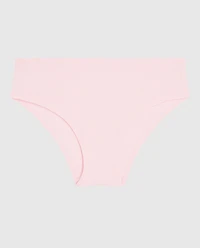 Culotte taille basse côtelée rose indiscret
