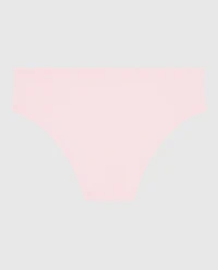 Culotte taille basse côtelée rose indiscret
