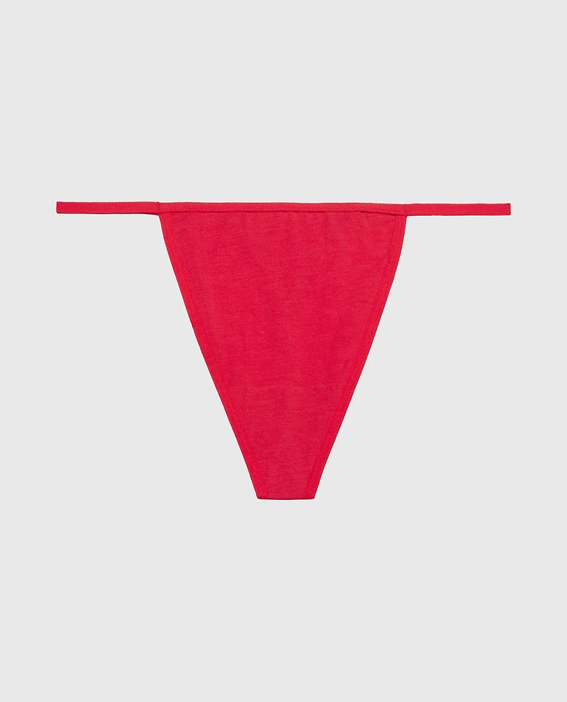 Ultrasoft Modal G-String Panty Crimson