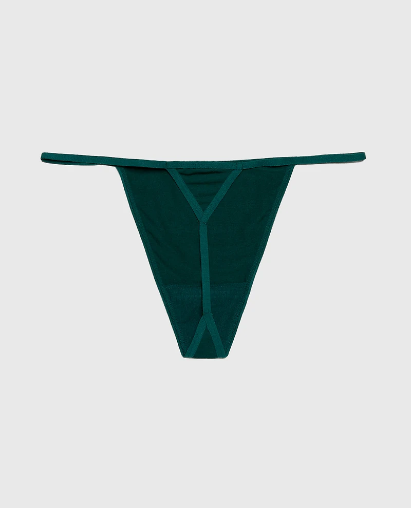 Ultrasoft G-String Panty Emerald Green