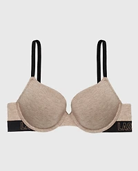 Smooth Lightly Lined Demi Bra Leafless Tree Heather