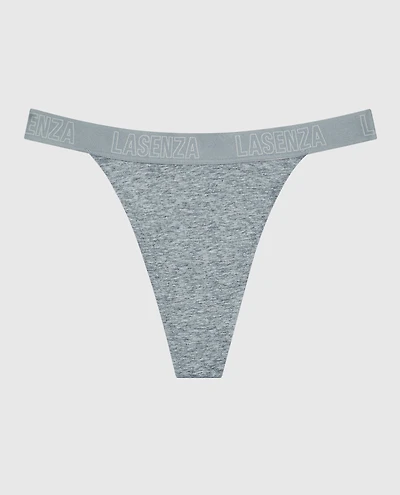 Tanga de tous les jours avec bordure à logo