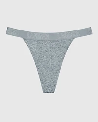 Tanga de tous les jours avec bordure à logo
