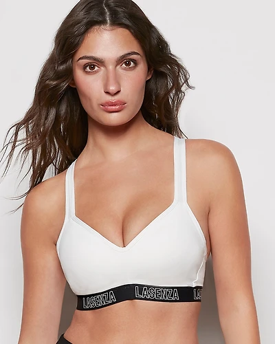 Medium Impact Sports Bra Ivory