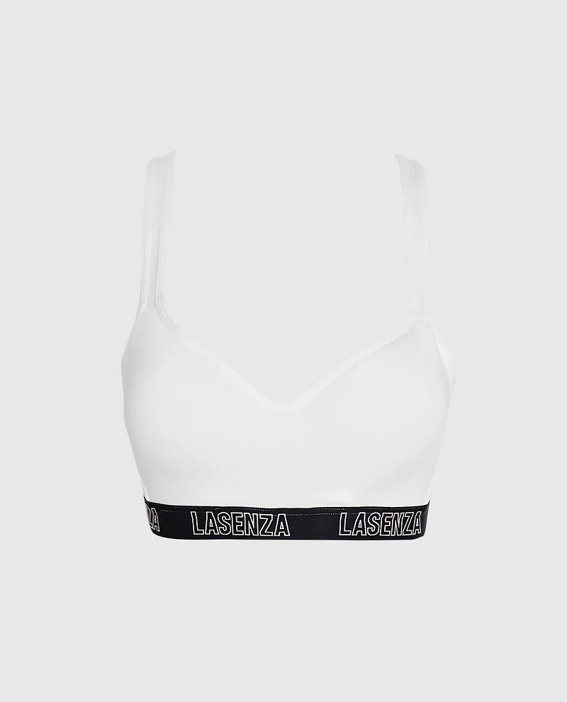 Medium Impact Sports Bra Ivory