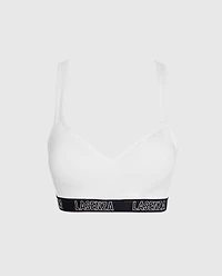 Medium Impact Sports Bra Ivory
