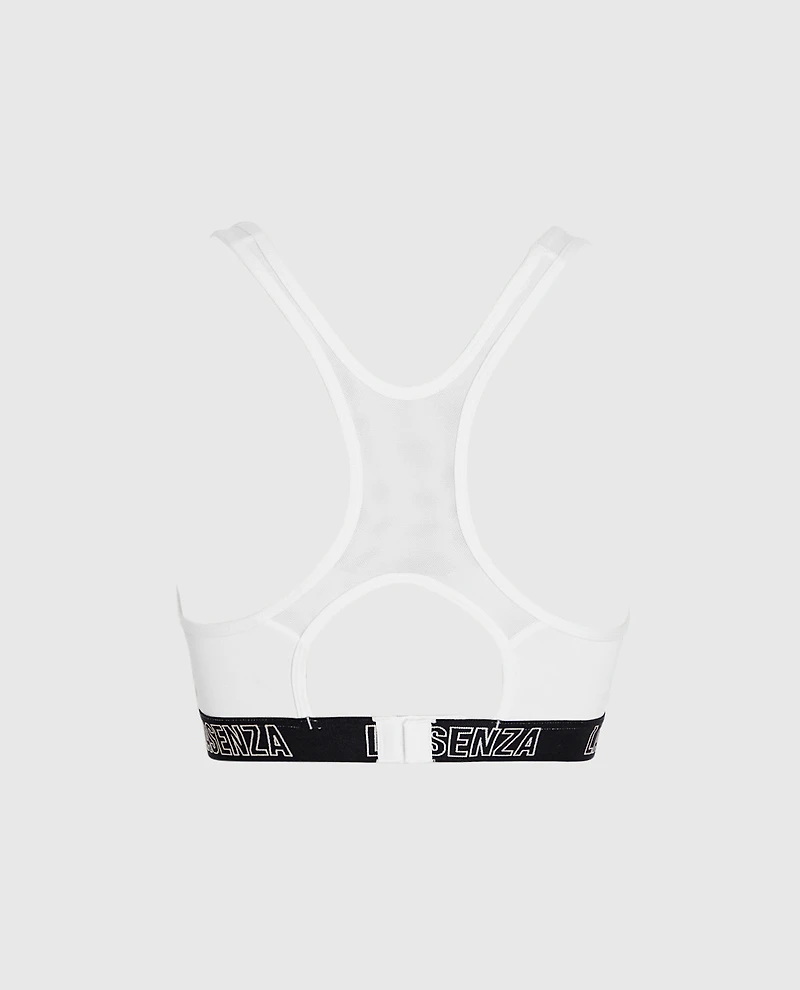 Medium Impact Sports Bra Ivory