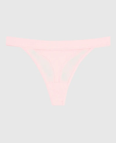 High Leg Medium Rise Thong Panty