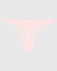 High Leg Medium Rise Thong Panty