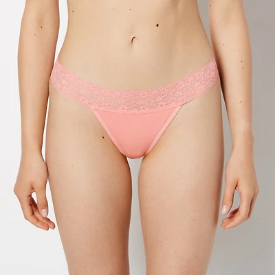 La Senza | Thong Panty With Lace Trim